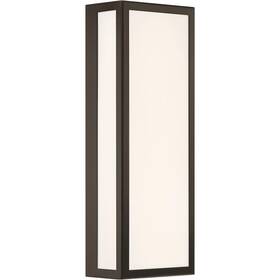 20091ledmg-bl Access Lighting 20091ledmg-bl/acr Geo 1 Light 18 Inch Black Outdoor Wall Sconce