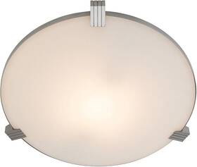 50069-bs Access Lighting 50069-bs/wht Luna Flush Mount Ceiling Light