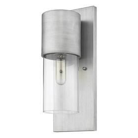 1511mn Acclaim Lighting 1511mn/cl Cooper 1-light Matte Nickel Outdoor Wall Lantern Sconce With