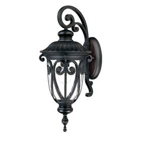 2112bk Acclaim Lighting Naples Collection 1-light Matte Black Outdoor Wall Lantern Sconce