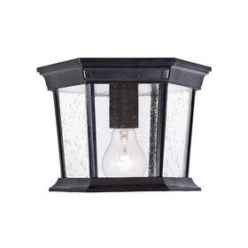 5275bk Acclaim Lighting 5275bk/sd Dover 1 Light 11 Inch Matte Black Exterior Flushmount