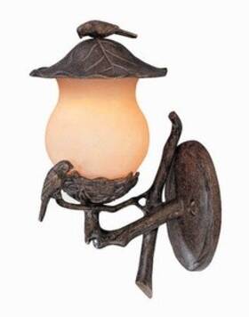 7551bc Acclaim Lighting 7551bc/ch - Avian 8 Inch Two Light Outdoor Wall Mount-black