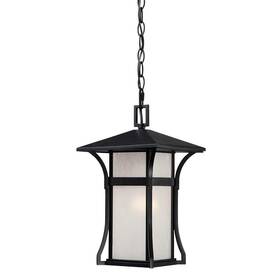 96026bk Acclaim Lighting Dover Stone Beveled Glass Lantern Outdoor Pendant Light