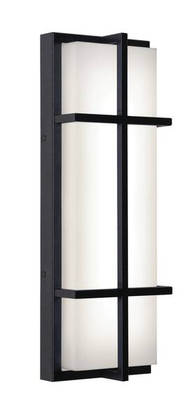 Augw0720lajmvbk Afx Augw0720lajmv August 20 Inch Tall Led Outdoor Wall Sconce - White