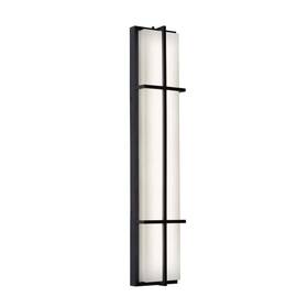 Augw0736lajmvbk Afx August - 40w 1 Led Outdoor Wall Sconce-36 Inches Tall And 7