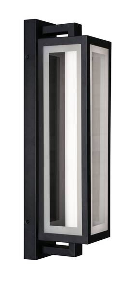 Blkw0724lajudbk Afx Blkw0724lajud Blake 24 Inch Tall Led Outdoor Wall Sconce - Black
