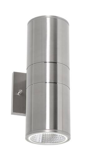 Evyw070418lajmvsn Afx Evyw070418lajmv Everly 12 Inch Tall 2 Light Led Outdoor Wall - Nickel