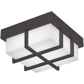Augw0808lajmvbk Afx Inc. August Led 8.11 Inch Black Outdoor Flush Mount