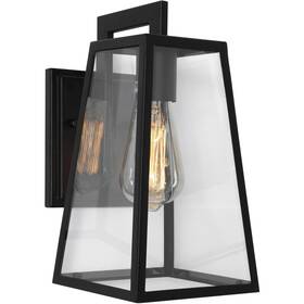 Jopw0712mbbk Afx Inc. Joplin 1 Light 12 Inch Black Outdoor Sconce