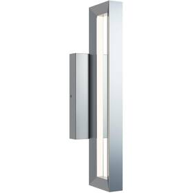 Lemw0518lajudnp Afx Inc. Liam Led 18 Inch Painted Nickel Outdoor Wall Sconce