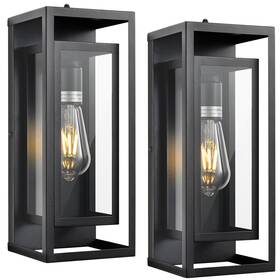 B14n-2bk-d Aibisod 14 Inch Outdoor Wall Lights Fixtures Dusk To Dawn Exterior Lighting Bla B14n-2bk-d Aibisod 14 Inch Outdoor Wall Lights Fixtures Dusk To Dawn Exterior Lighting Bla