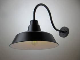 Je-w6519l-s Aiwen Modern 18.11 Inch 1-light Black Exterior Oversized Indoor Outdoor Sconce