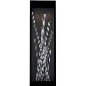 090022-052-fr001 Allegri Arpione Esterno 36 Inch Matte Black Outdoor Wall Sconce