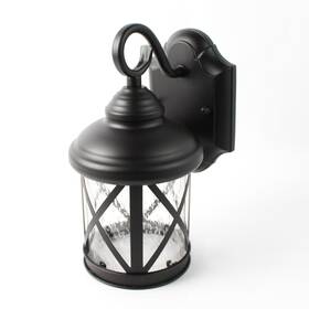 1479176 Allen Roth And Castine Exterior Wall Lantern Black Metal