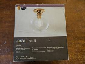 2806778 Allen Roth And Gold Soren Ceiling Fixture 2806778 Allen Roth And Gold Soren Ceiling Fixture