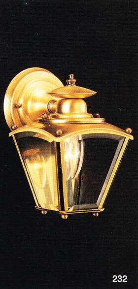232-15-00 American Lantern White Finish Wall Fixture