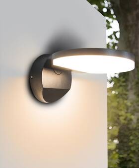 Jw-b1-13 Angestlite Outdoor Wall Light 18w 1980lm Black Aluminum Lights Ip65 Waterproof