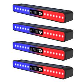 Al6-276-4p Aolyty Solar Lights Outdoor 3 Work Modes Strobe Waterproof Wall Light