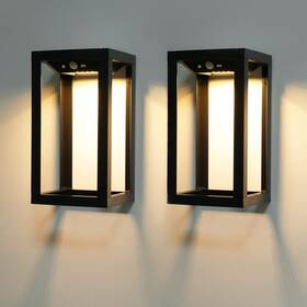 Aponuo 767065411669 Solar Outdoor Wall Lights Motion Sensor Dusk To Dawn Porch Outdo