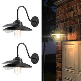 Aponuo 767065412239 Solar Wall Lights Outdoor With 3 Lighting Modes And Motion Sensor Barn L