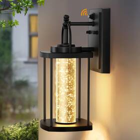 0407s-wd-pc-us Apoto 1 Pack Dusk To Dawn Exterior Lighting Fixtures 10w Led Modern Outdoor