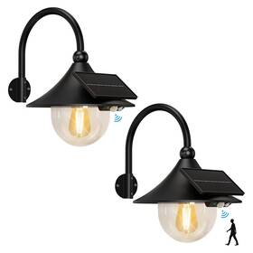 Aqonsie 751300921617 Solar Barn Lights Outdoor With 3 Lighting Modes And Motion Sensor Wall Mount R