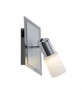821470105 Arnsberg Dallas 1 Light Wall Mount In Brushed Aluminum