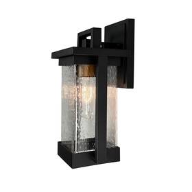 Ac8021bk Artcraft Lighting Ac8021 Port Charlotte 13 Inch Tall Wall Sconce - Black