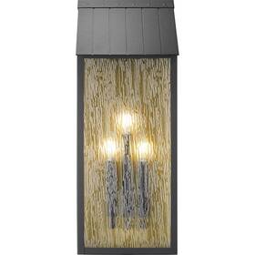 Ac8059bk Artcraft Lighting Point Outdoor Wall Light Black And Brass