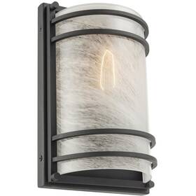 Ac8727bk Artcraft Lighting Keswick 1 Light 11 Inch Black Outdoor Wall Sconce