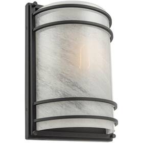 Ac8728bk Artcraft Lighting Keswick 1 Light 13 Inch Black Outdoor Wall Sconce