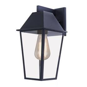 Ac8800bk Artcraft Lighting Winchester 1 Light 12 Inch Black Outdoor Wall