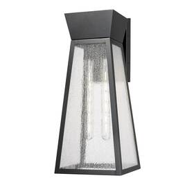 Ac8862bk Artcraft Lighting Ac8862 Lucian 2 Light 22 Inch Tall Outdoor Wall - Black
