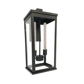Ac8882bk Artcraft Lighting Ac8882 Elmgrove 2 Light 24 Inch Tall Outdoor Wall - Black