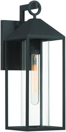 Artcraft Lighting Ac8981bk Ac8981 Portside 18 Inch Tall Outdoor Wall Sconce - Black