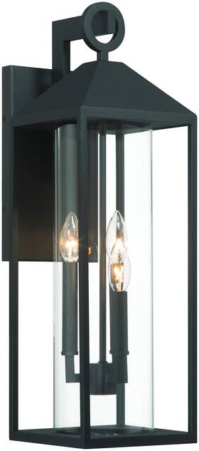 Artcraft Lighting Ac8982bk Ac8982 Portside 3 Light 24 Inch Tall Outdoor Wall - Black