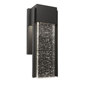 Ac9166bk Artcraft Lighting Ac9166 Cortland 12inch Tall Led Outdoor Wall Black
