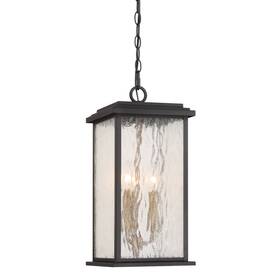 Ac9275bk Artcraft Lighting Ac9275 Estate 3 Light 9 Inch W Outdoor Mini Pendant - Black