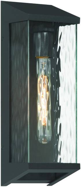 Artcraft Lighting Ac9280bk Ac9280 Azure Bay 15 Inch Tall Outdoor Wall Sconce - Black