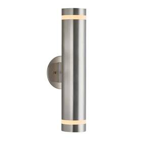 21out-c7-pss Artika C7 20.9 Inch Chrome Modern Large Integrated Led Exterior Hardwired Light