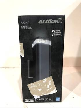Artika 846979028566 Mettle Integrated Led Matte Black Indoor/outdoor Wall Light New Artika 846979028566 Mettle Integrated Led Matte Black Indoor/outdoor Wall Light New