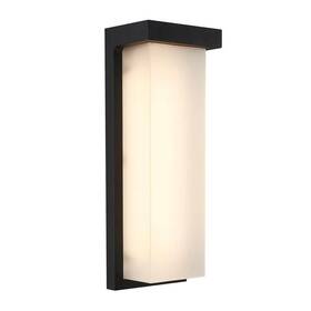 Artika 846979040841 Skeet Black Modern Integrated Led Outdoor Hardwired Garage And Porch-light