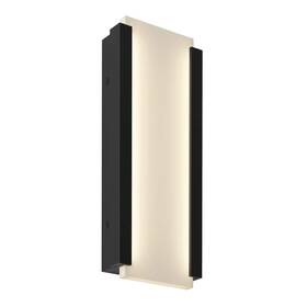 Out-bdc-hd2bl Artika Blade Black Modern 3 Cct Integrated Led Exterior Hardwired Garage And Lantern