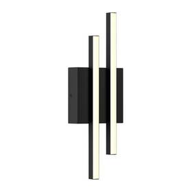 Out-grc-hd2bl Artika Home Grid Black Modern 3 Cct Integrated Led Exterior Hardwired Garage