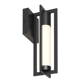 Out-wac-hd2bl Artika Walt Black Modern 3 Cct Integrated Led Exterior Hardwired Garage And Porch-light