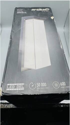 Skt-bl-c1gl Artika Bristol Integrated Led Exterior Wall Light Sconce 50000 Hours 600l 3000k Skt-bl-c1gl Artika Bristol Integrated Led Exterior Wall Light Sconce 50000 Hours 600l 3000k