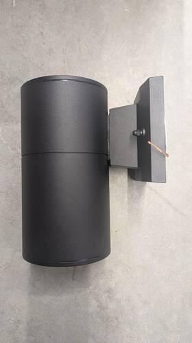 Asd-olclr-1d9cc-bk-2pack Asd 810128112482 Lighting Led Round Outdoor Wall Cylinder 9 Watt 3cc