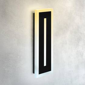 A-lws27c-18d18bk Asd Led 18 Long Wall Mount Light Fixture Outdoor Indoor Linear Sconce 3cct D