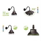 Asdgnl125n40bpc Asd Street Area Lighting Bronze Gooseneck Barn Led 819201021390