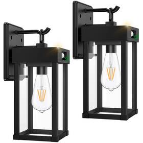 Sl-bd-002 Auzev 2 Pack Outdoor Solar Wall Light Fixtures With Dusk To Dawn Sensorlarge Size B